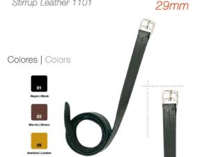 ACION ESTRIBO INGLESA CUWERO 29 MM NEGRO