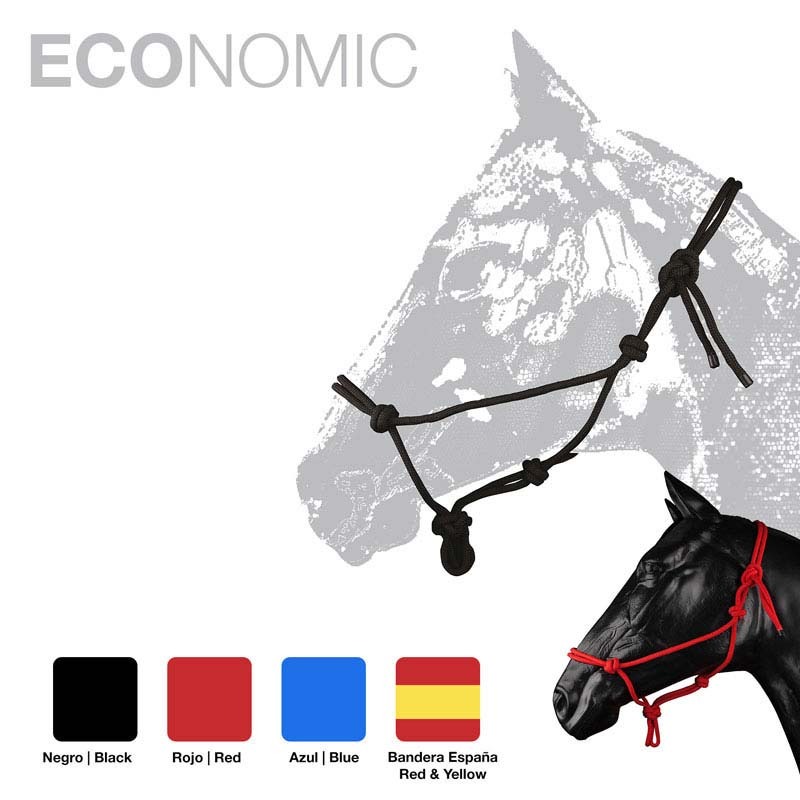 CABEZADA CUADRA CUERDA NUDOS ECO