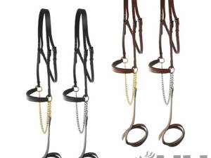 CABEZADA PRESENTACION HH ECO CUERO CON CADENA SIN FRONTALERA marron