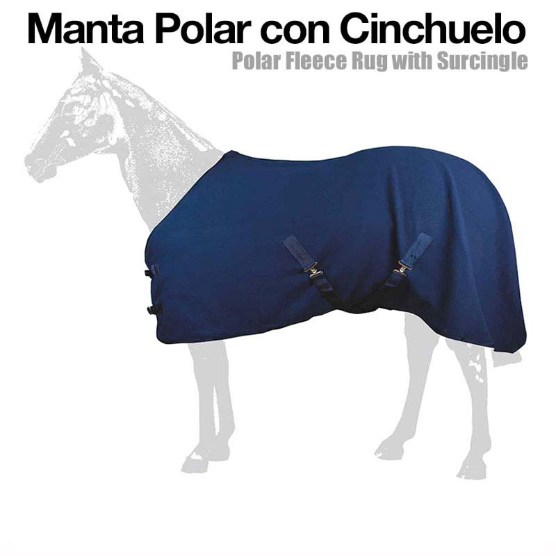 MANTA POLAR CON CINCHUELO