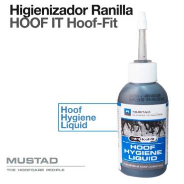 MUSTAD- HIGIENIZADOR DE RANILLA HOOF FIT LIQUID 50ml