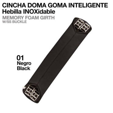 CINCHA DOMA GOMA INTELIGENTE:HEBILLA INOX