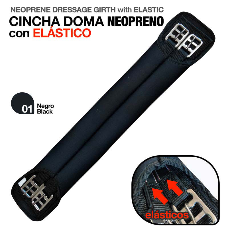 CINCHA DOMA NEOPRENO CON ELÁSTICO 1876