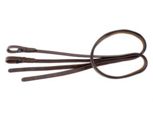 Falsa rienda vaquera cuero kamell