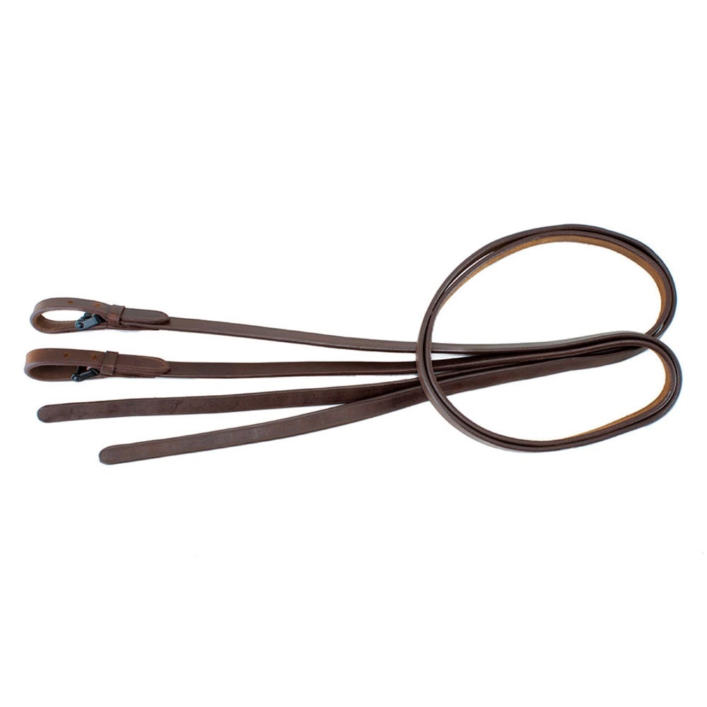 Falsa rienda vaquera cuero kamell