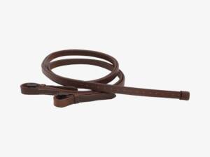 Rienda vaquera de cuero kamell