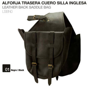 ALFORJA TRASERA CUERO SILLA INGLESA