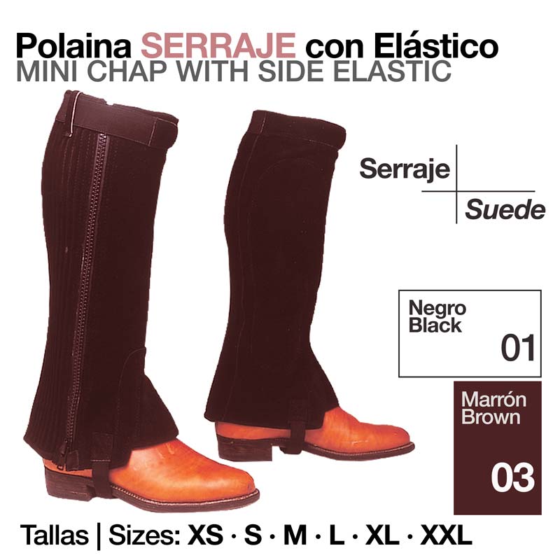 POLAINA SERRAJE marron